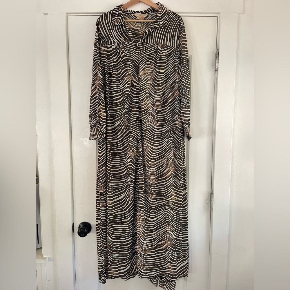 Incredible Vintage 60s Seamprufe Caftan/House Dress